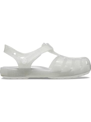 Crocs Półsandały "Isabella" w kolorze srebrnym