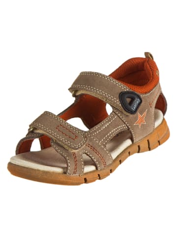 lamino Leder-Sandalen in Hellbraun