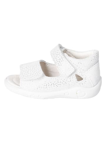 PEPINO Leder-Sandalen "Taya" in Weiß