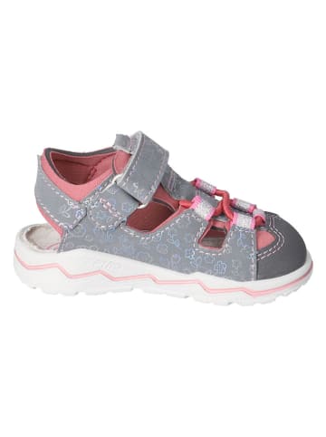 PEPINO Halbsandalen "Gery" in Grau/ Pink