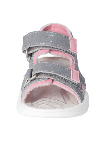 Ricosta Sandalen in Grau/ Rosa