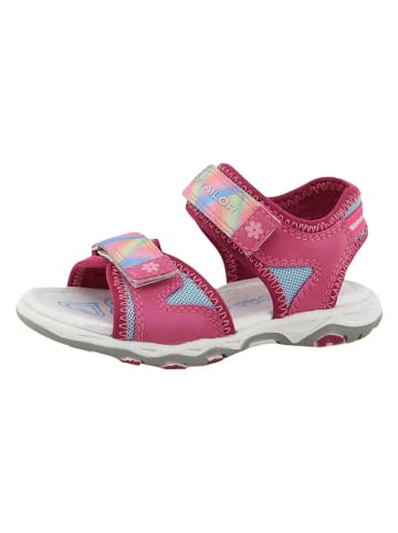 Tom Tailor Sandalen in Pink/ Bunt