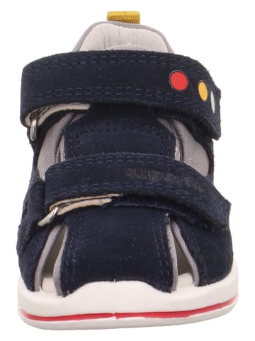 superfit Leder-Halbsandalen "Boomerang" in Dunkelblau