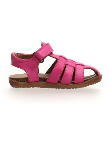 Naturino Leder-Halbsandalen in Pink