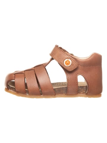 Naturino Leren enkelsandalen lichtbruin