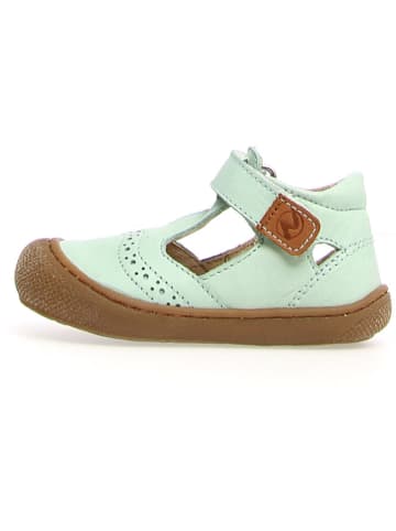 Naturino Leren enkelsandalen mintgroen