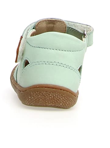 Naturino Leder-Halbsandalen in Mint