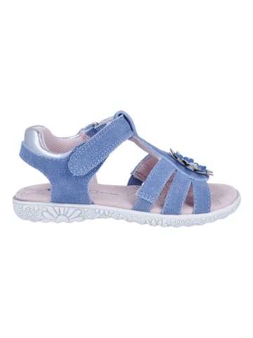 Richter Shoes Leder-Sandalen "Sole" in Blau