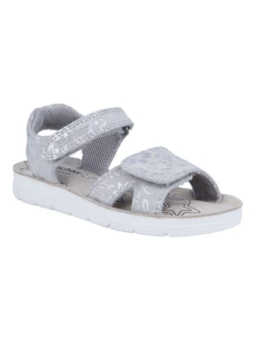 Richter Shoes Leder-Sandalen "Sofia" in Grau