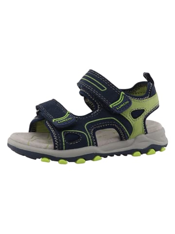 Lurchi Sandalen "Rayen-S" in Dunkelblau/ Grün