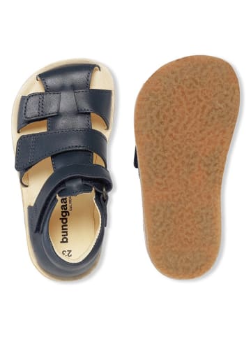 Bundgaard Leren barefootenkelsandalen "Savi" donkerblauw