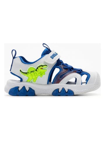 Bull Boys Enkelsandalen "Spinosauro" wit/blauw