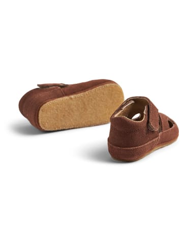 Wheat Leder-Halbsandalen in Braun