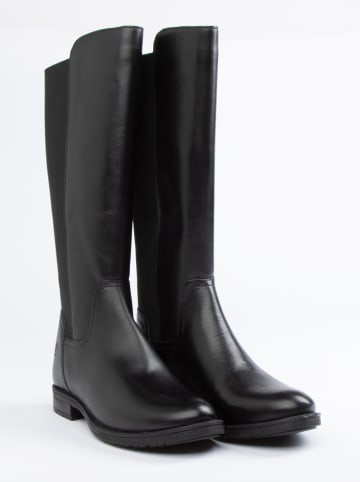 JOLANA & FENENA Skórzane kozaki w kolorze czarnym