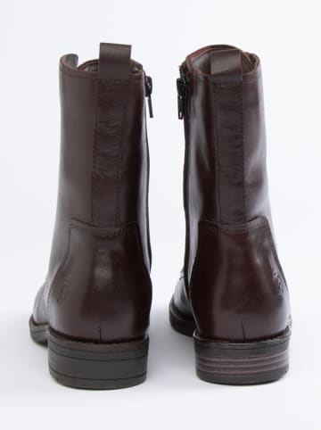 JOLANA & FENENA Leder-Boots in Braun