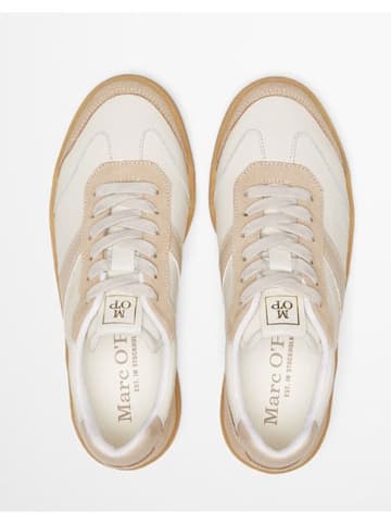 Marc O'Polo Shoes Skórzane sneakersy w kolorze kremowo-beżowym