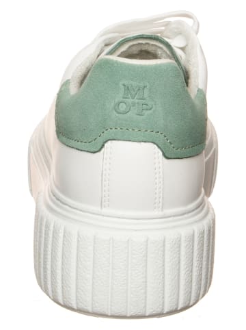 Marc O'Polo Shoes Leder-Sneakers in Weiß