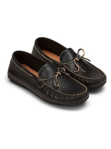 Marc O'Polo Shoes Skórzane mokasyny w kolorze czarnym