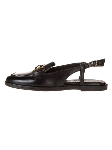 Marc O'Polo Shoes Leder-Sandalen "Alva" in Schwarz