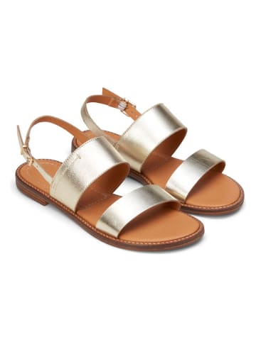Marc O'Polo Shoes Leder-Sandalen in Gold