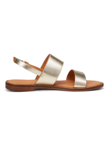 Marc O'Polo Shoes Leder-Sandalen in Gold