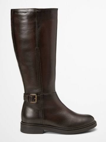 Marc O'Polo Shoes Leder-Stiefel "Paula" in Braun