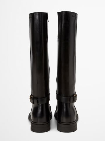 Marc O'Polo Shoes Leder-Stiefel "Paula" in Schwarz