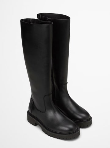 Marc O'Polo Shoes Leder-Stiefel "Phia" in Schwarz