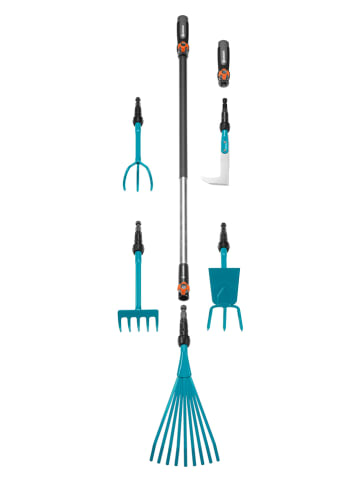 Gardena Handformaat verlengsteel "combisystem" lichtblauw/grijs - (L)78 cm