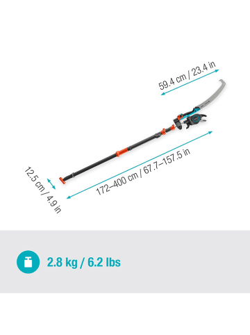 Gardena Telescopische boomsnijder "StarCut Pro L" zwart