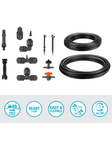 Gardena System nawadniania kropelkowego "Micro-Drip" w kolorze czarnym