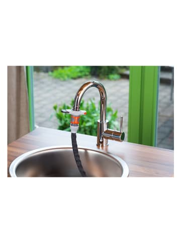 Gardena Hahnverbinder in Grau