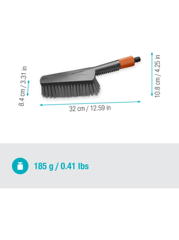 Gardena 11-częściowy zestaw "Soft" w kolorze szaro-czerwonym
