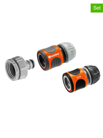 Gardena 4-delige bewateringsstarterset zwart/oranje