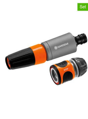 Gardena 2tlg. Reinigungsspritzen-Set in Schwarz/ Orange