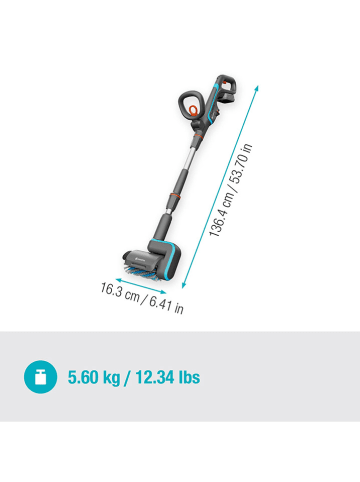 Gardena Akku-Multi-Reiniger "Aqua Brush Universal 04" in Grau