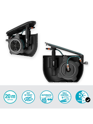 Gardena Tuinslangbox ''RollUp'' zwart - (B)33,5 x (H)48,5 x (D)70 cm