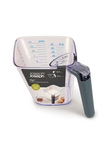 JosephJoseph 2in1-Messbecher in Grau - 1 l