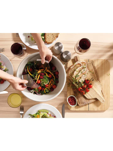 JosephJoseph 4-delige saladekomset wit/antraciet