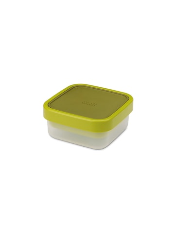 JosephJoseph 3in1-Salatbox "GoEat" in Grün - (B)15 x (H)9,5 x (T)15 cm