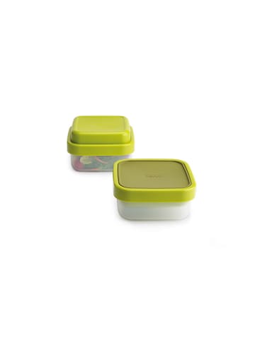JosephJoseph 3-in-1 saladebox "GoEat" groen - (B)15 x (H)9,5 x (D)15 cm