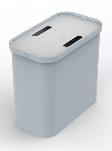 JosephJoseph Kosz "GoRecycle" w kolorze błękitnym na sztućce - 28 l
