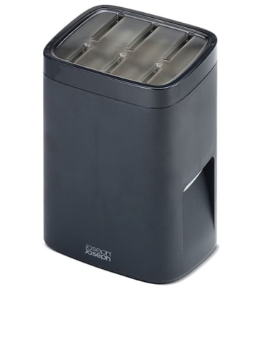 JosephJoseph Messerblock "LockBlock" in Schwarz - (B)14 x (H)24 x (T)14 cm