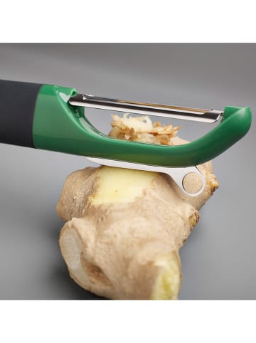 JosephJoseph Schiller "Multi-Peel" zwart/groen - (L)17,2 cm