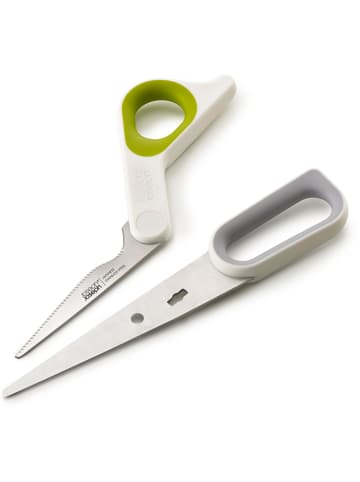 JosephJoseph Küchenschere "PowerGrip" in Weiß/ Grün