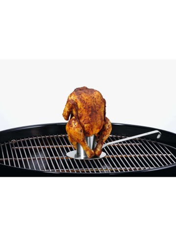 Rösle BBQ-gevogelte opzetstuk zilverkleurig