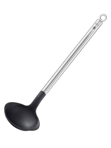 Rösle Sauslepel zilverkleurig/zwart - (H)28 cm