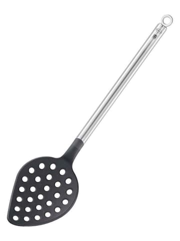 Rösle Łyżka cedzakowa w kolorze srebrno-czarnym - wys. 32 cm