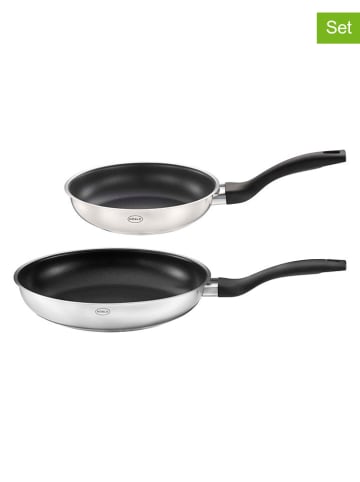 Rösle 2er-Set: Bratpfannen "Basic Line" in Silber