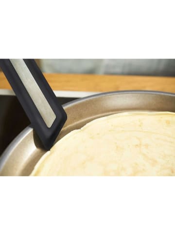 Rösle Pannenkoekenspatel zilverkleurig/zwart - (H)32,5 cm